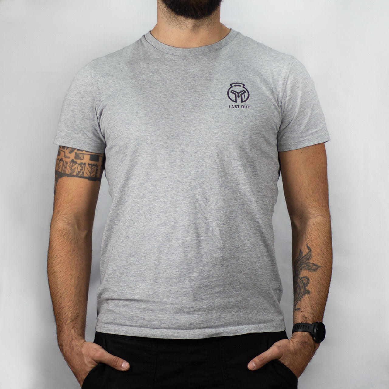Camiseta gris clara